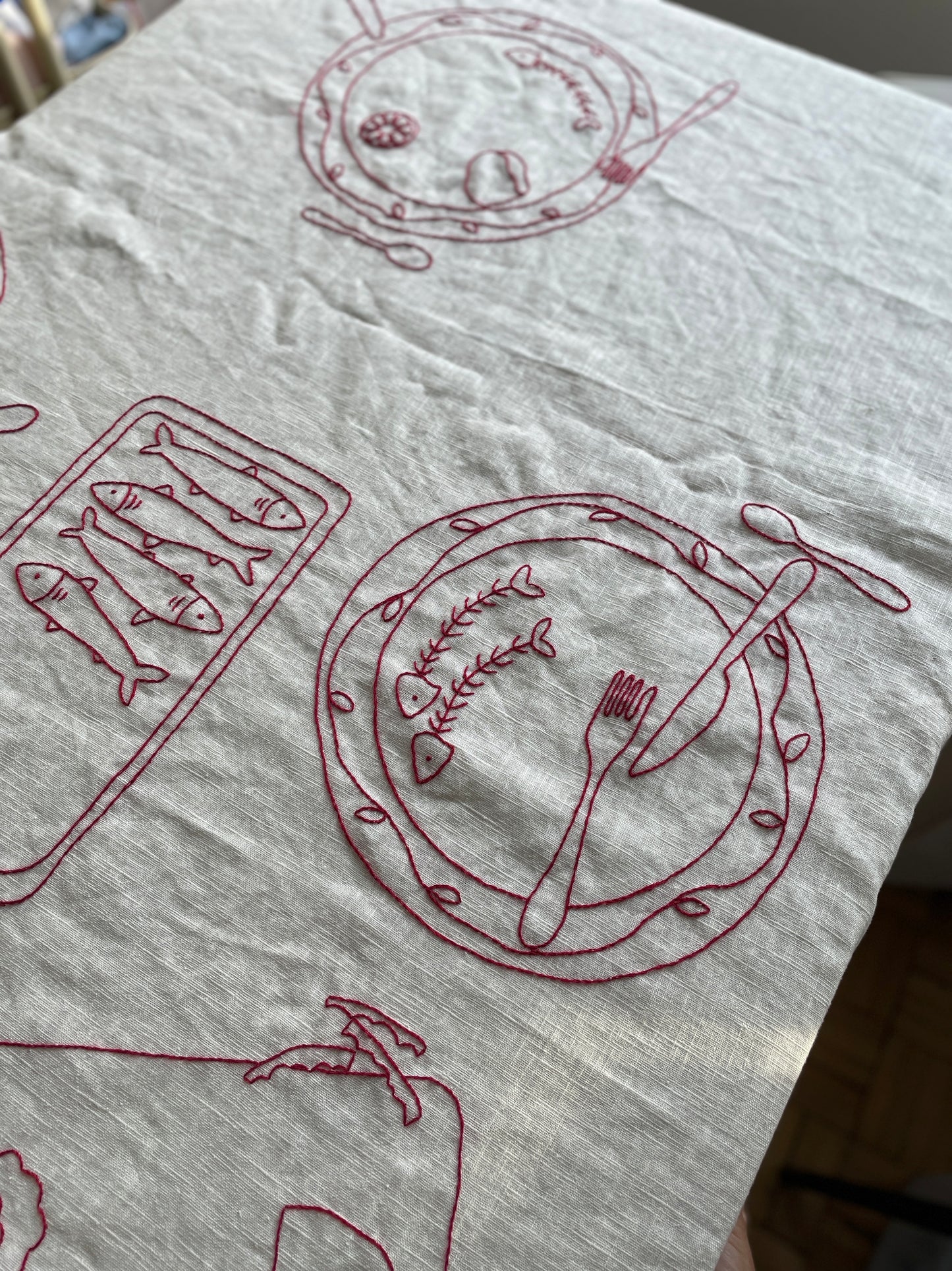 Mantel de lino La Sobremesa