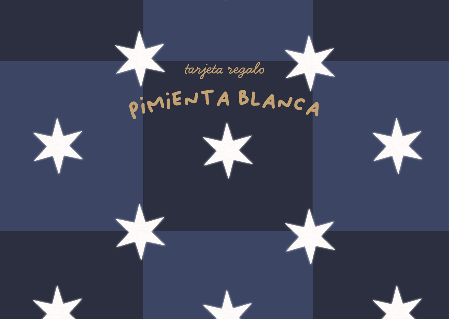 Tarjeta de regalo PIMIENTA BLANCA