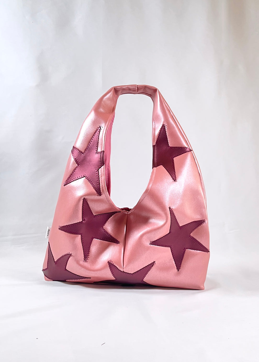 Rodeo Bonnie | Bolso Estrellas Rosa Morado | Hecho a Mano – PIMIENTA BLANCA